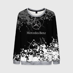 Свитшот мужской Mercedes-Benz Брызги красок, цвет: 3D-меланж