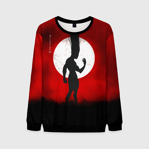 Мужской свитшот Hunter x Hunter Гон волосы в небо / 3D-Черный – фото 1