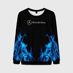 Свитшот мужской Mercedes-Benz Fire, цвет: 3D-черный