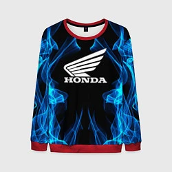 Свитшот мужской Honda Fire, цвет: 3D-красный
