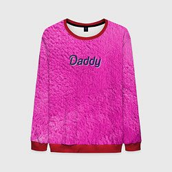 Свитшот мужской Daddy pink, цвет: 3D-красный