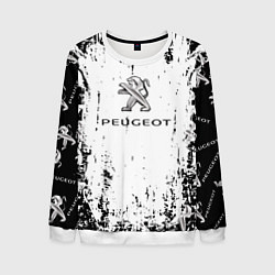 Мужской свитшот Peugeot паттерн львов