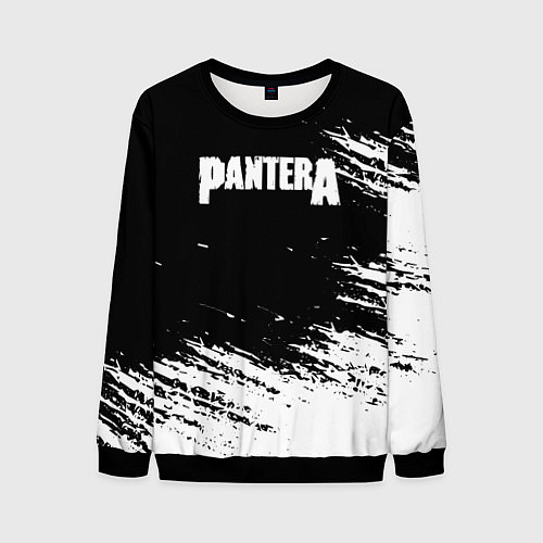 Мужской свитшот Pantera Logo / 3D-Черный – фото 1