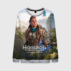 Свитшот мужской Aloy Элой Horizon, цвет: 3D-меланж