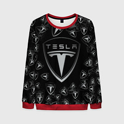 Мужской свитшот TESLA BIG LOGO PATTERN