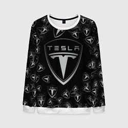 Мужской свитшот TESLA BIG LOGO PATTERN