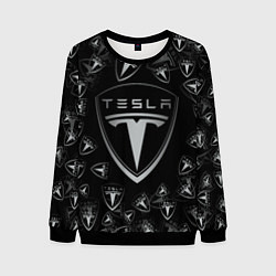 Мужской свитшот TESLA BIG LOGO PATTERN