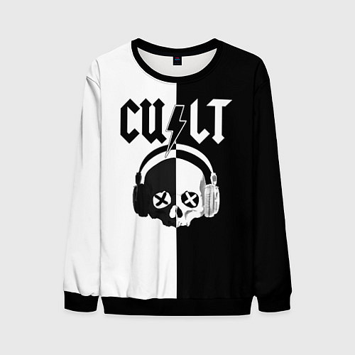 Мужской свитшот TDG CULT ACDC / 3D-Черный – фото 1