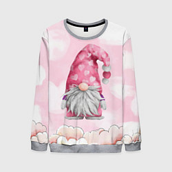 Свитшот мужской Сонный гномик, цвет: 3D-меланж