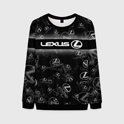 Свитшот мужской LEXUS SPORT PATTERN, цвет: 3D-черный