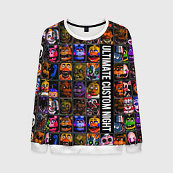 Свитшот мужской Ultimate Custom Night FNAF, цвет: 3D-белый