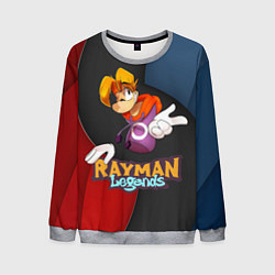Свитшот мужской Rayman на абстрактном фоне, цвет: 3D-меланж