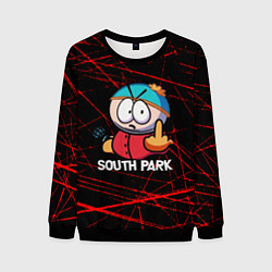 Свитшот мужской Мультфильм Южный парк Эрик South Park, цвет: 3D-черный
