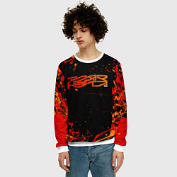 Свитшот мужской Akudama drive арт, цвет: 3D-белый — фото 2