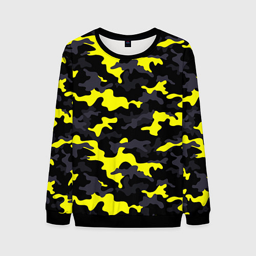 Мужской свитшот Black Camo / 3D-Черный – фото 1