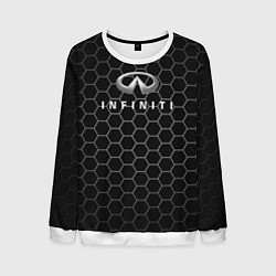 Свитшот мужской Infinity соты, цвет: 3D-белый