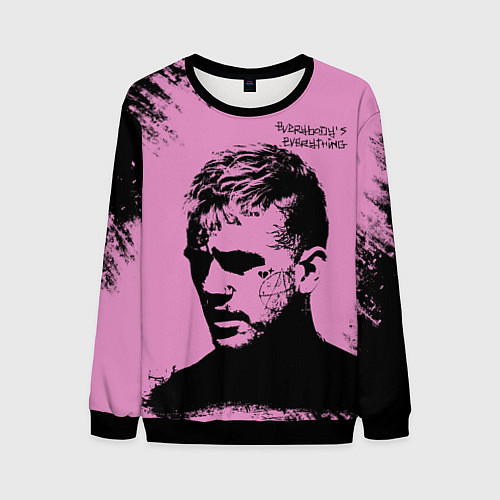 Мужской свитшот Лил Пип Всё Для Всех Lil Peep / 3D-Черный – фото 1
