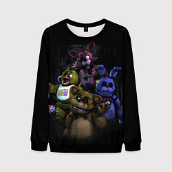 Мужской свитшот Five Nights at Freddys - FNAF персонажи игры