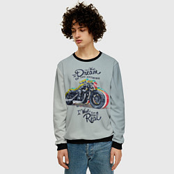 Свитшот мужской Moto Dream, цвет: 3D-черный — фото 2