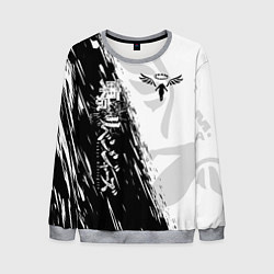Свитшот мужской WALHALLA TEAM LOGO BLACK ТОКИЙСКИЕ МСТИТЕЛИ, цвет: 3D-меланж