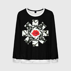 Мужской свитшот RHCP Logo Red Rose
