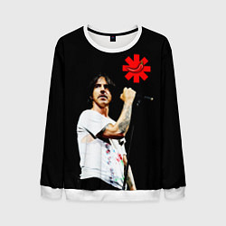 Свитшот мужской Red Hot Chili Peppers RHCP, цвет: 3D-белый