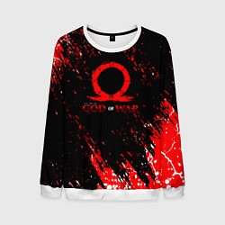 Мужской свитшот God of war брызги