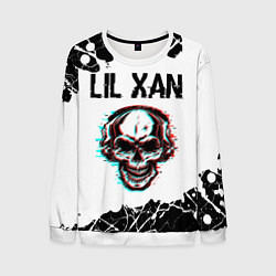 Мужской свитшот Lil Xan ЧЕРЕП Краска