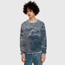 Свитшот мужской BTS Дискография, цвет: 3D-меланж — фото 2