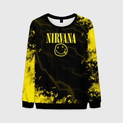 Свитшот мужской Nirvana молнии, цвет: 3D-черный