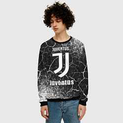 Свитшот мужской ЮВЕНТУС Juventus - Арт, цвет: 3D-черный — фото 2