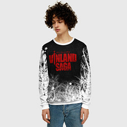 Свитшот мужской Сага о Винланде логотип, цвет: 3D-белый — фото 2