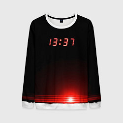 Свитшот мужской 1337 Elite, цвет: 3D-белый