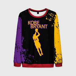 Свитшот мужской Kobe Bryant Баскетболист 24, цвет: 3D-красный