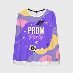 Свитшот мужской Prom party, цвет: 3D-белый