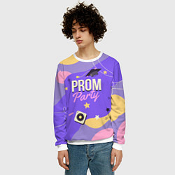 Свитшот мужской Prom party, цвет: 3D-белый — фото 2