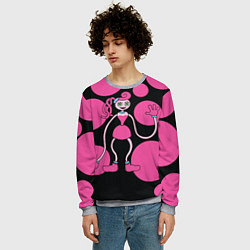 Свитшот мужской Mommy Long Legs Мама длинные ноги, цвет: 3D-меланж — фото 2