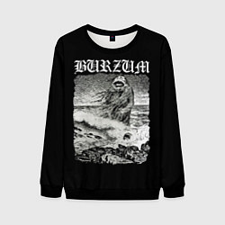 Свитшот мужской Burzum - The Sea Monster, цвет: 3D-черный