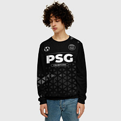 Свитшот мужской PSG Champions Uniform, цвет: 3D-черный — фото 2