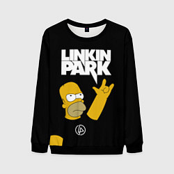 Мужской свитшот LINKIN PARK ГОМЕР СИМПСОН, SIMPSONS