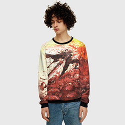 Свитшот мужской BERSERK ГАТС РУНА спина, цвет: 3D-черный — фото 2