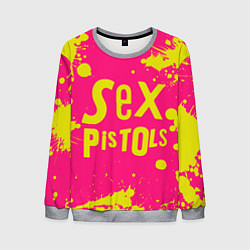 Мужской свитшот Sex Pistols Yellow Logo