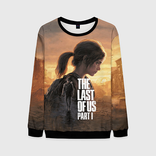 Мужской свитшот Элли и Джоэл TLOU part 1 Remake / 3D-Черный – фото 1
