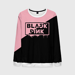 Свитшот мужской BLACKPINK BIG LOGO, цвет: 3D-белый