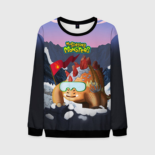 Мужской свитшот Стегобака / 3D-Черный – фото 1