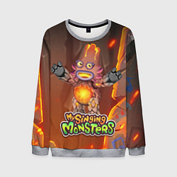 Мужской свитшот My singing monsters ЛАВАТЁКА