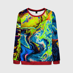 Свитшот мужской The Poisonous Palette, цвет: 3D-красный