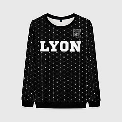 Свитшот мужской Lyon Sport на темном фоне, цвет: 3D-черный