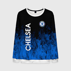 Свитшот мужской Chelsea пламя, цвет: 3D-белый