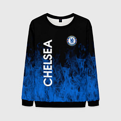 Свитшот мужской Chelsea пламя, цвет: 3D-черный